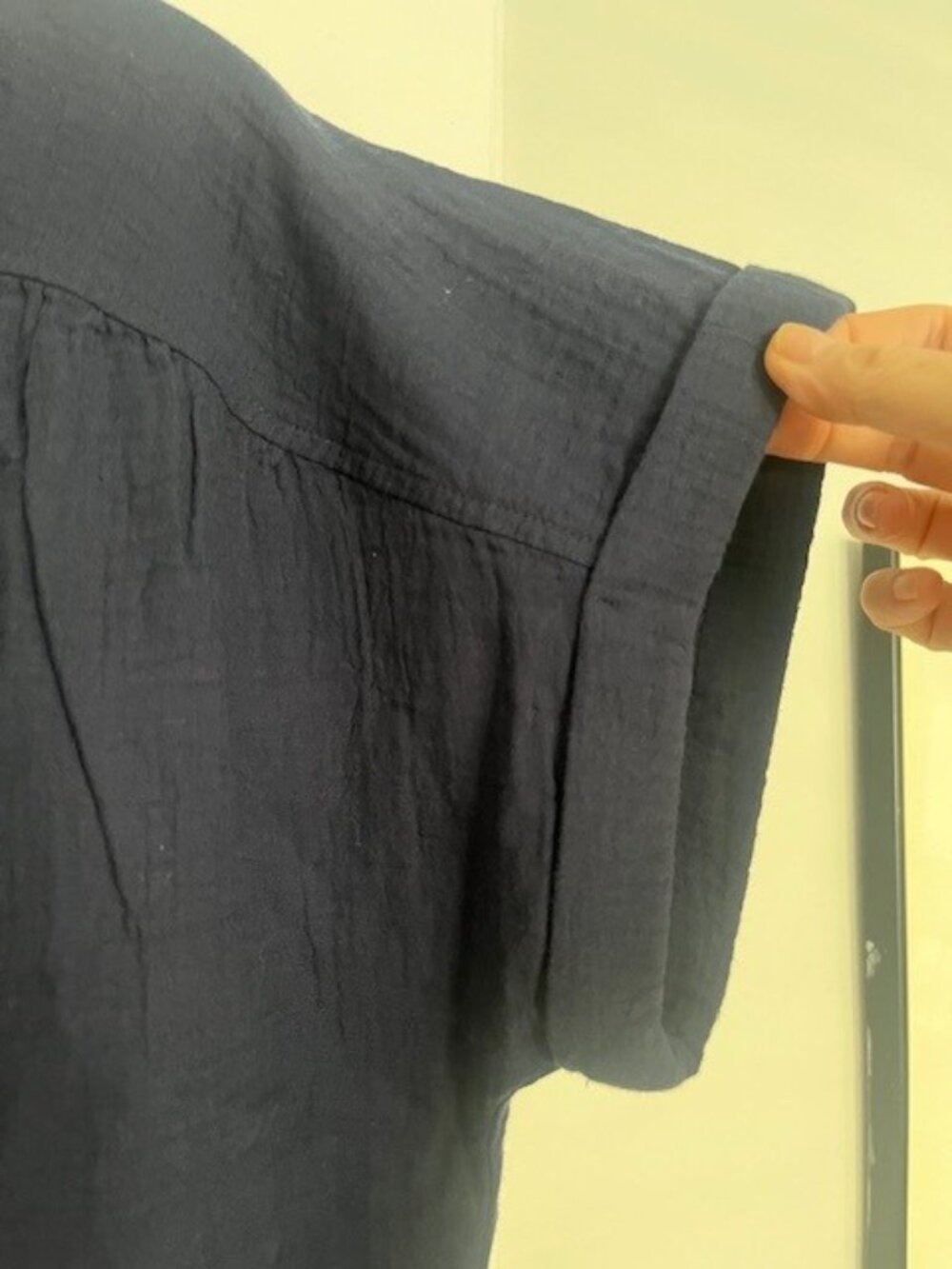Pact Cotton Gauze Short Sleeve Popover - Picture 5 of 10